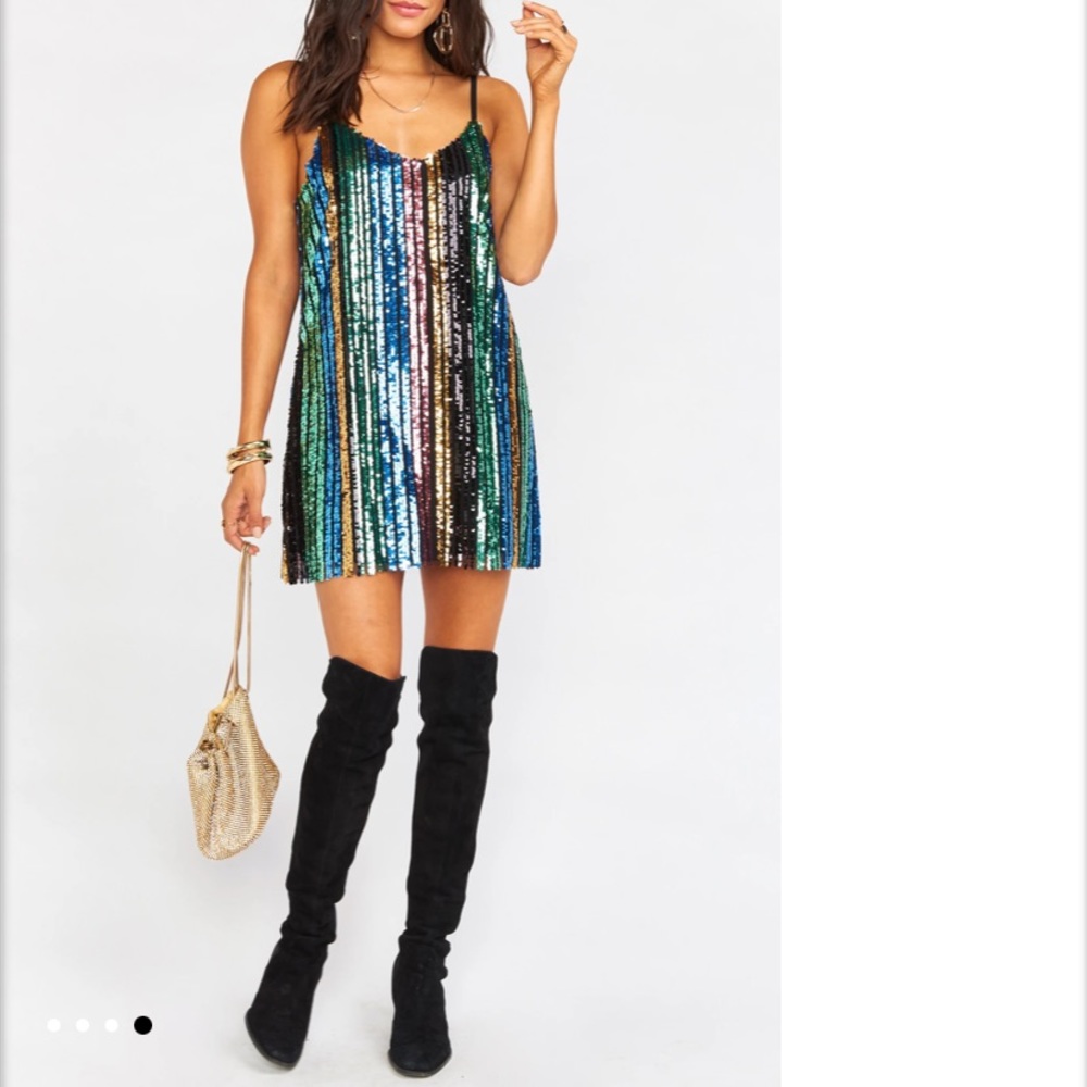 Show Me Mumu M Vivian Sequin Mini Dress NWT